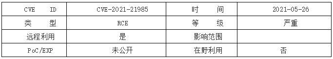 VMware vCenter Server遠(yuǎn)程代碼執(zhí)行漏洞2